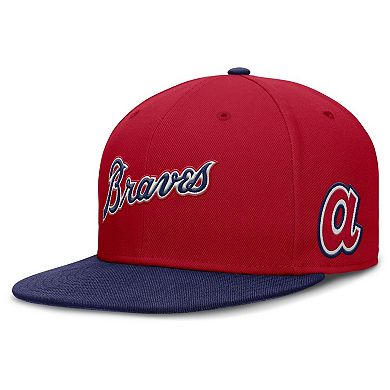 Men's Nike Red Atlanta Braves True Performance Fitted Hat