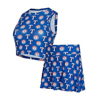 Women's Concepts Sport Royal Texas Rangers Knit Tank Top & Skort Set