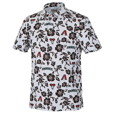 Men's Reyn Spooner White Arizona Diamondbacks Pua Performance Polo