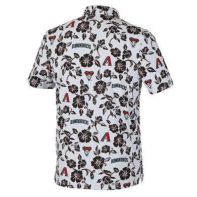 Men's Reyn Spooner White Arizona Diamondbacks Pua Performance Polo