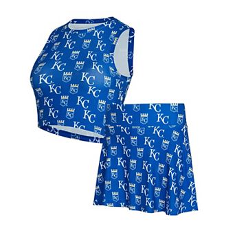 Women's Concepts Sport Royal Kansas City Royals Knit Tank Top & Skort Set