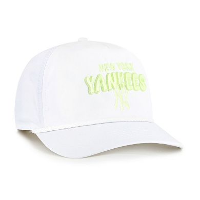 Women's '47 White New York Yankees Bright Side Adjustable Hitch Hat