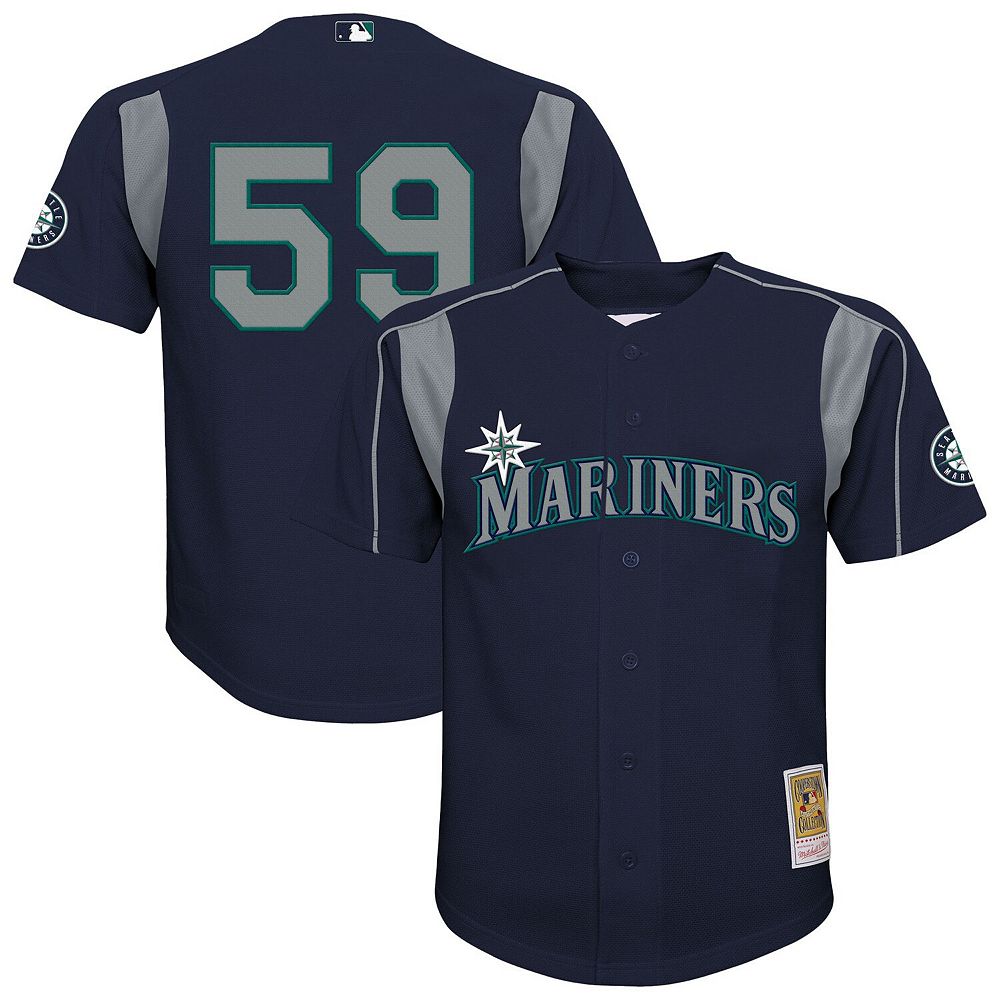 Toddler Mitchell & Ness Felix Hernandez Navy Seattle Mariners