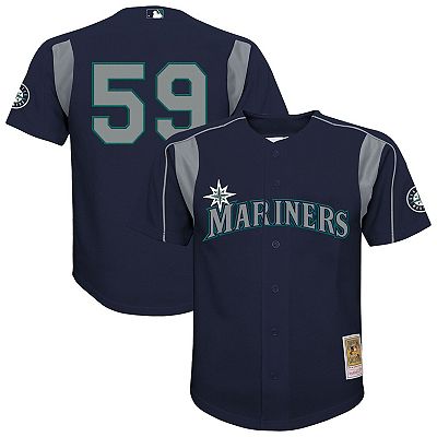 Toddler Mitchell & Ness Felix Hernandez Navy Seattle Mariners