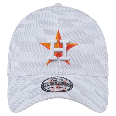 Men's New Era White Houston Astros Graded 39THIRTY Stretch Fit Hat
