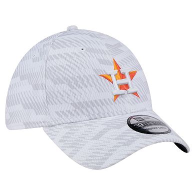 Men's New Era White Houston Astros Graded 39THIRTY Stretch Fit Hat