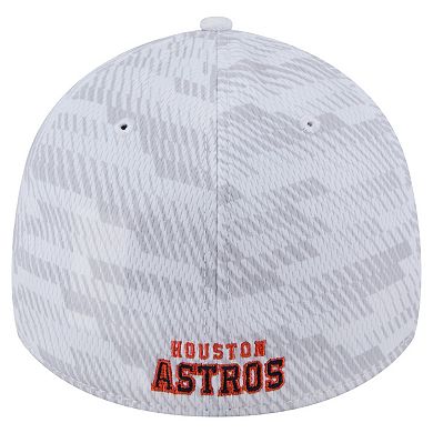 Men's New Era White Houston Astros Graded 39THIRTY Stretch Fit Hat