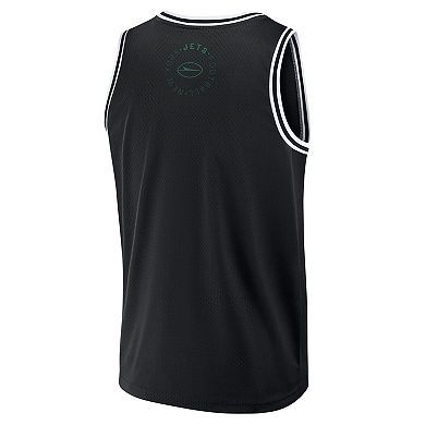 Men's Fanatics Black New York Jets Elements Future Ground Jersey Tank Top
