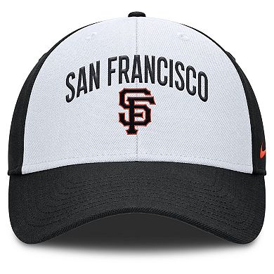 Men's Nike White/Black San Francisco Giants Club Performance Adjustable Hat