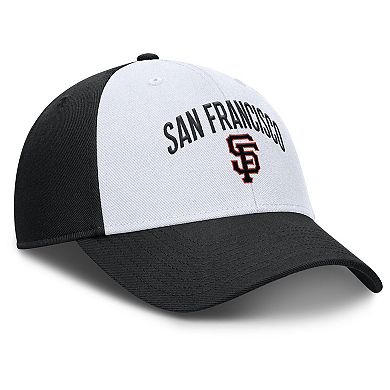 Men's Nike White/Black San Francisco Giants Club Performance Adjustable Hat