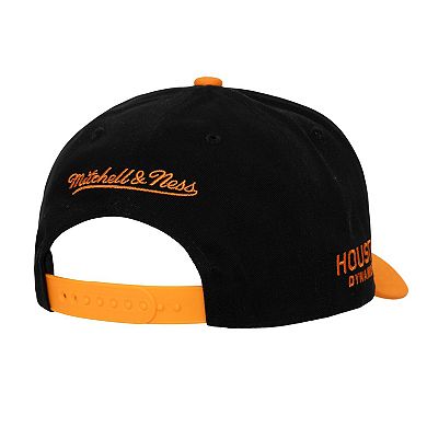 Men's Mitchell & Ness Cream Houston Dynamo FC Brushed Off Pro Crown Snapback Hat