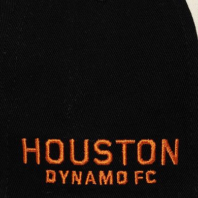 Men's Mitchell & Ness Cream Houston Dynamo FC Brushed Off Pro Crown Snapback Hat