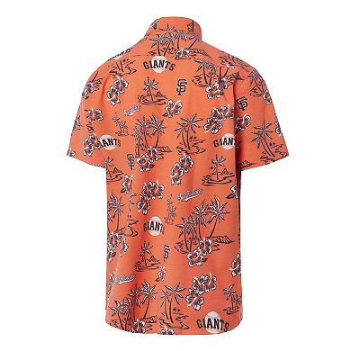 Men's Reyn Spooner Orange San Francisco Giants Kekai Button-Down Shirt