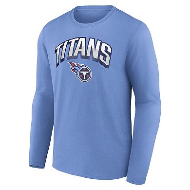 Men's Fanatics Light Blue Tennessee Titans Long Sleeve T-Shirt