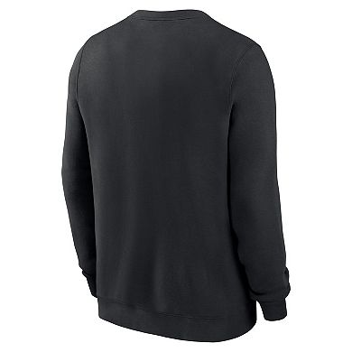Men's Nike Black Cincinnati Reds Pullover Sweatshirt