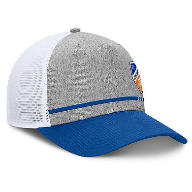Men's Fanatics Heather Gray FC Cincinnati Low Block Trucker Adjustable Hat