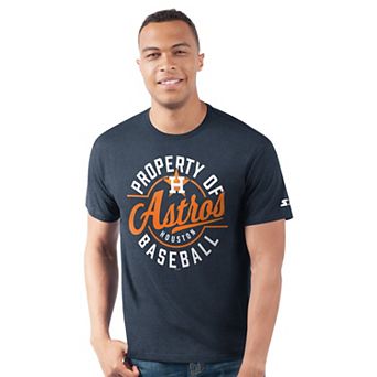 Men's Starter Navy Houston Astros Prime Time Property Of T-Shirt