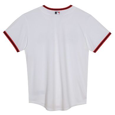 Toddler Nike White Cleveland Guardians Home Blank Replica Jersey