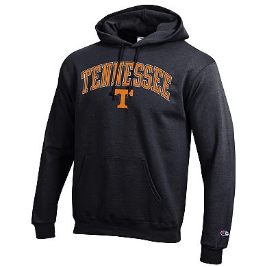 Men's Champion Black Tennessee Volunteers Arch Over Logo Pullover Hoodie
