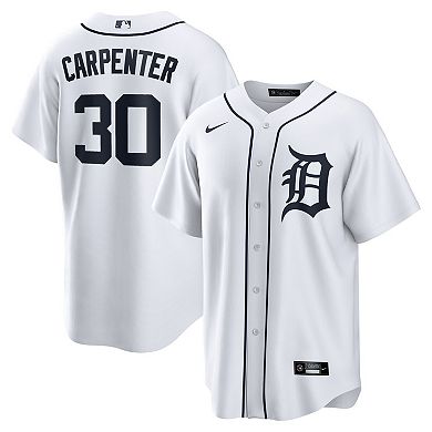 Men's Nike Kerry Carpenter White Detroit Tigers Home Replica Jersey