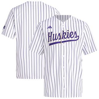 Men's�adidas White Washington Huskies Replica Baseball Jersey