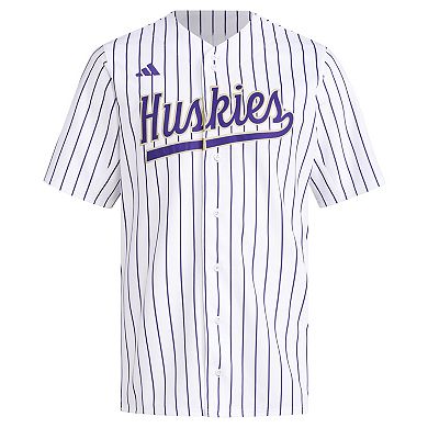 Men's adidas White Washington Huskies Replica Baseball Jersey