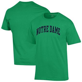 Men's Champion Green Notre Dame Fighting Irish Basic Arch T-Shirt