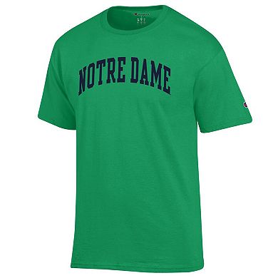 Men's Champion Green Notre Dame Fighting Irish Basic Arch T-Shirt