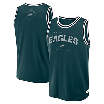 Men's Fanatics Midnight Green Philadelphia Eagles Elements Future Ground Jersey Tank Top