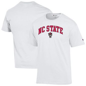 Men's Champion White NC State Wolfpack Arched Logo T-Shirt