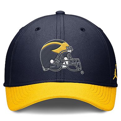 Men's Nike Navy Michigan Wolverines Rise Performance Flex Hat