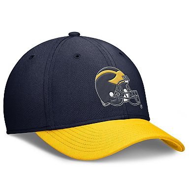 Men's Nike Navy Michigan Wolverines Rise Performance Flex Hat