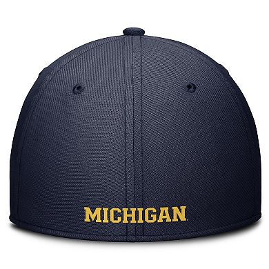 Men's Nike Navy Michigan Wolverines Rise Performance Flex Hat