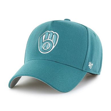 Men's '47 Teal Milwaukee Brewers Ballpark Offside Adjustable Hat
