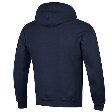Men's Champion Navy Gonzaga Bulldogs Arched Logo Fleece Pullover Hoodie
