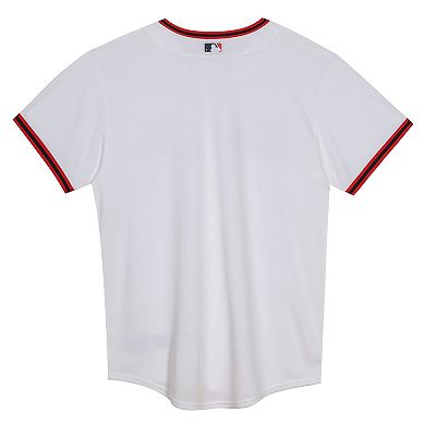 Preschool White Cleveland Guardians Home Blank Replica Jersey