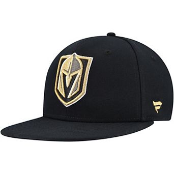 Men's Fanatics Black Vegas Golden Knights Core Fitted Hat