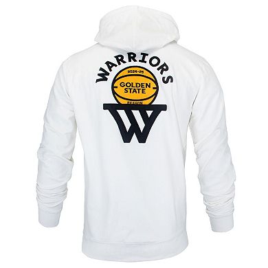 Unisex FISLL x Benny Gold White Golden State Warriors Association Edition Full-Zip Hoodie