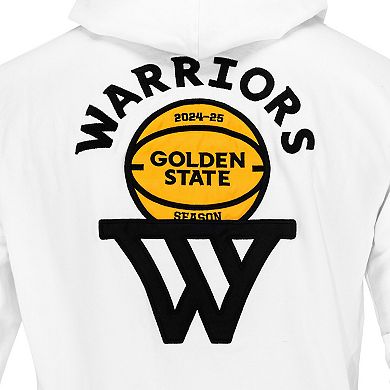 Unisex FISLL x Benny Gold White Golden State Warriors Association Edition Full-Zip Hoodie