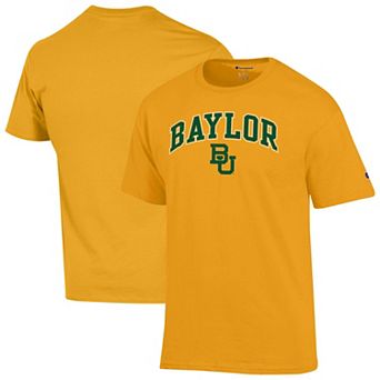 Men's Champion Gold Baylor Bears Arch Over Logo T-Shirt