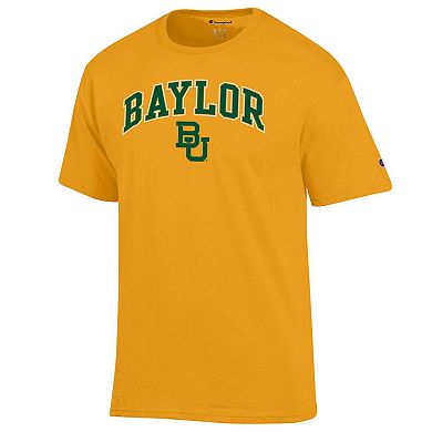 Men's�Champion Gold Baylor Bears Arch Over Logo T-Shirt