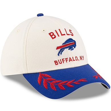 Men's New Era Cream/Royal Buffalo Bills 2025 NFL Draft 39THIRTY Flex Hat