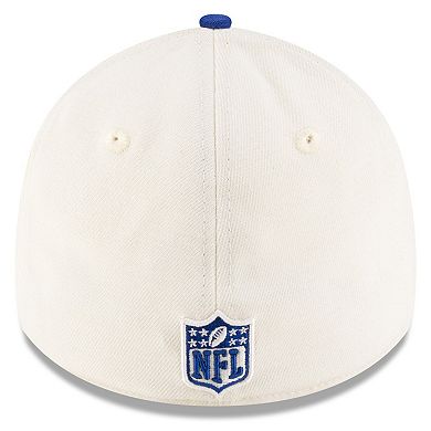 Men's New Era Cream/Royal Buffalo Bills 2025 NFL Draft 39THIRTY Flex Hat