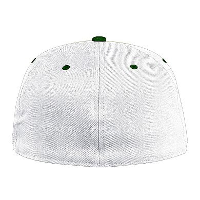 Men's adidas White/Green South Florida Bulls On-Field Fitted Hat