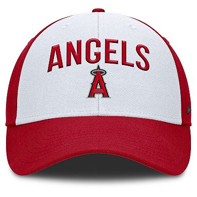 Men's Nike White/Red Los Angeles Angels Club Performance Adjustable Hat