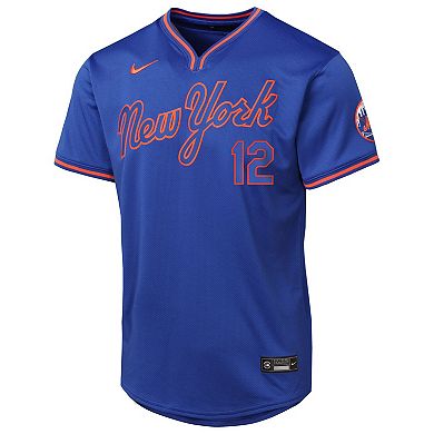 Youth Nike Francisco Lindor Royal New York Mets Alternate Limited Player Jersey