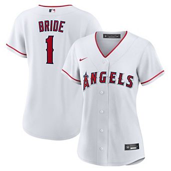 Women's Nike White Los Angeles Angels #1 Bride Home Replica Jersey