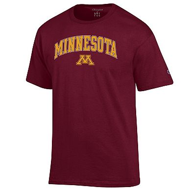 Men's Champion Maroon Minnesota Golden Gophers Arch Over Logo T-Shirt