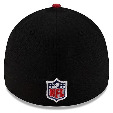 Men's New Era Black/Cardinal Arizona Cardinals 2025 NFL Draft 39THIRTY Flex Hat