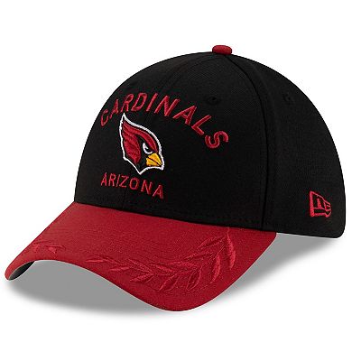 Men's New Era Black/Cardinal Arizona Cardinals 2025 NFL Draft 39THIRTY Flex Hat